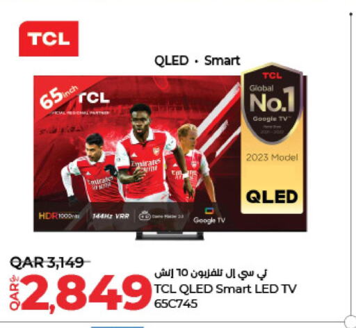 TCL QLED TV  in LuLu Hypermarket in Qatar - Al Shamal