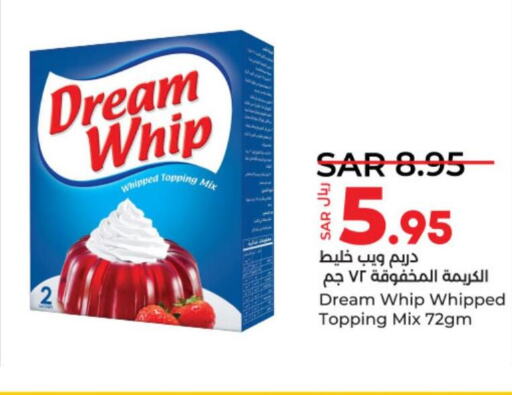 DREAM WHIP Whipping / Cooking Cream  in LULU Hypermarket in KSA, Saudi Arabia, Saudi - Hail