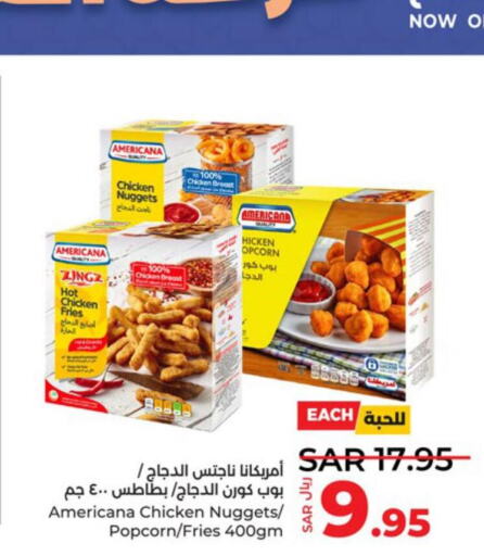 AMERICANA Chicken Nuggets  in LULU Hypermarket in KSA, Saudi Arabia, Saudi - Khamis Mushait