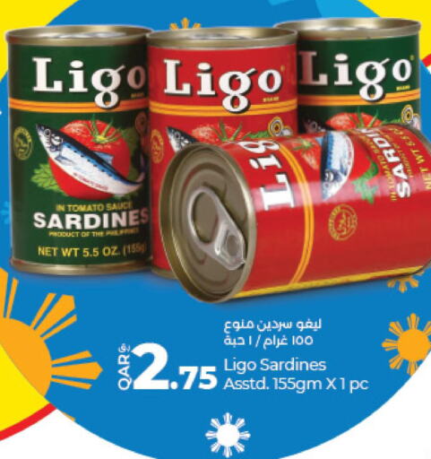  Sardines - Canned  in لولو هايبرماركت in قطر - الشمال