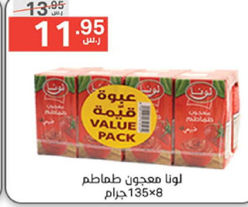 LUNA Tomato Paste  in Noori Supermarket in KSA, Saudi Arabia, Saudi - Mecca