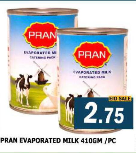 PRAN Evaporated Milk  in أزهر المدينة هايبرماركت in الإمارات العربية المتحدة , الامارات - الشارقة / عجمان