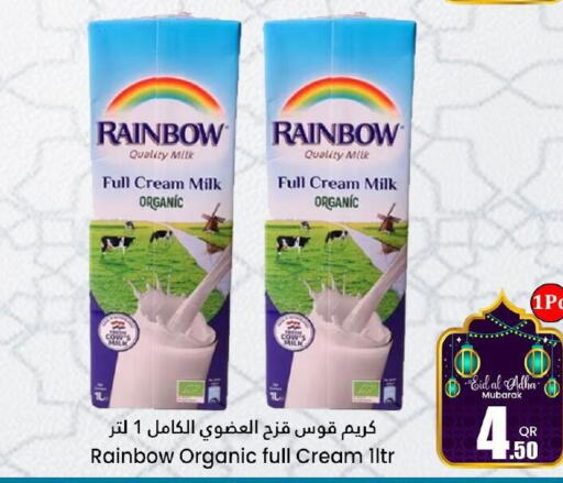RAINBOW Full Cream Milk  in Dana Hypermarket in Qatar - Al Shamal