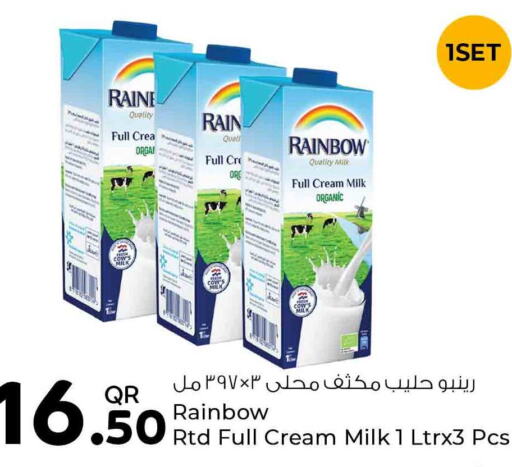 RAINBOW Long Life / UHT Milk  in Rawabi Hypermarkets in Qatar - Al Daayen
