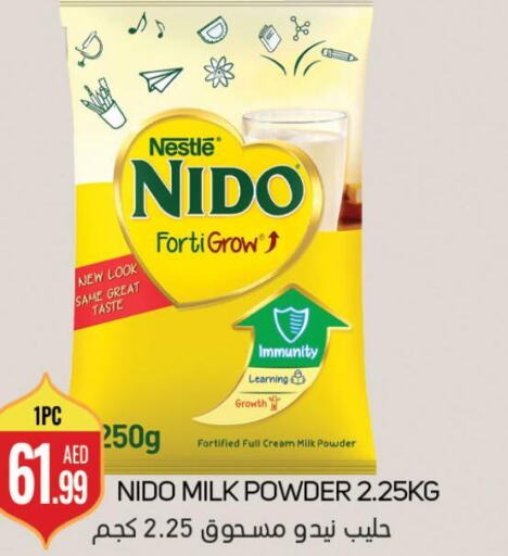 NIDO Milk Powder  in Souk Al Mubarak Hypermarket in UAE - Sharjah / Ajman