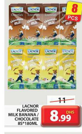 LACNOR Flavoured Milk  in جراند هايبر ماركت in الإمارات العربية المتحدة , الامارات - دبي