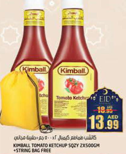 KIMBALL Tomato Ketchup  in هاشم هايبرماركت in الإمارات العربية المتحدة , الامارات - الشارقة / عجمان