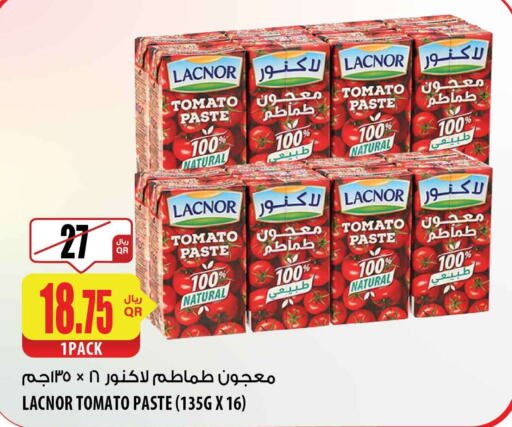 LACNOR Tomato Paste  in شركة الميرة للمواد الاستهلاكية in قطر - الشحانية