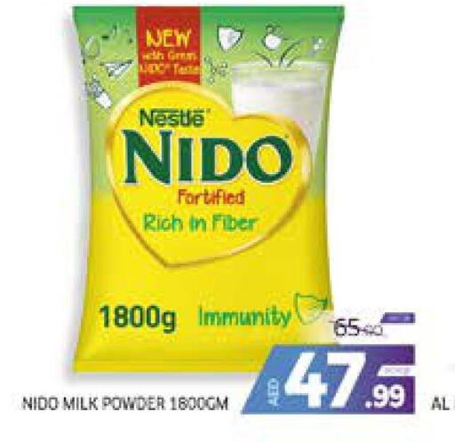 NIDO Milk Powder  in الامارات السبع سوبر ماركت in الإمارات العربية المتحدة , الامارات - أبو ظبي