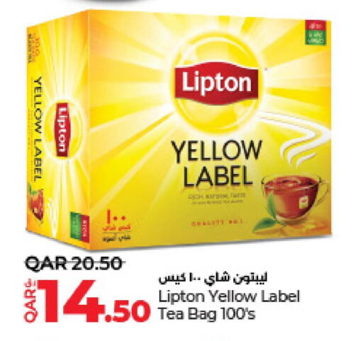 Lipton Tea Bags  in LuLu Hypermarket in Qatar - Al Wakra