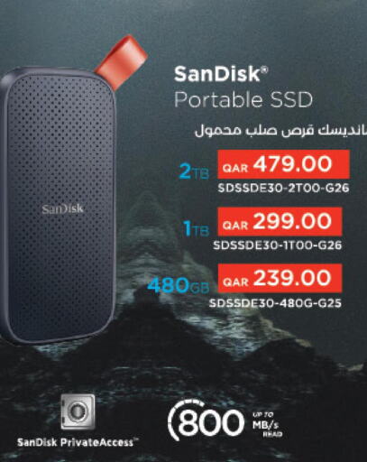 SANDISK Flash Drive  in LuLu Hypermarket in Qatar - Al Shamal