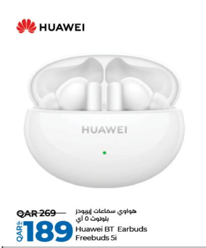 HUAWEI Earphone  in LuLu Hypermarket in Qatar - Al-Shahaniya