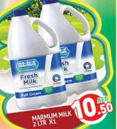 MARMUM Fresh Milk  in مركز النخيل هايبرماركت in الإمارات العربية المتحدة , الامارات - الشارقة / عجمان