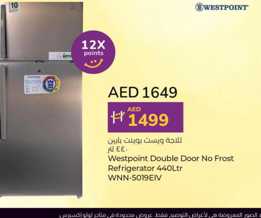 WESTPOINT Refrigerator  in Lulu Hypermarket in UAE - Abu Dhabi