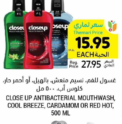 CLOSE UP Mouthwash  in Tamimi Market in KSA, Saudi Arabia, Saudi - Al Khobar