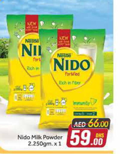 NIDO Milk Powder  in أزهر المدينة هايبرماركت in الإمارات العربية المتحدة , الامارات - دبي