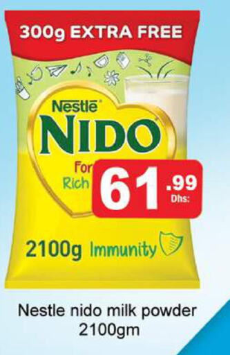 NIDO Milk Powder  in جلف هايبرماركت ذ.م.م in الإمارات العربية المتحدة , الامارات - رَأْس ٱلْخَيْمَة