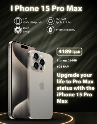 APPLE iPhone 15  in MARK in Qatar - Doha