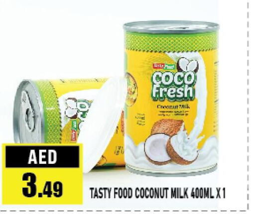 TASTY FOOD Coconut Milk  in Azhar Al Madina Hypermarket in UAE - Abu Dhabi