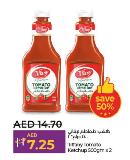 TIFFANY Tomato Ketchup  in Lulu Hypermarket in UAE - Umm al Quwain