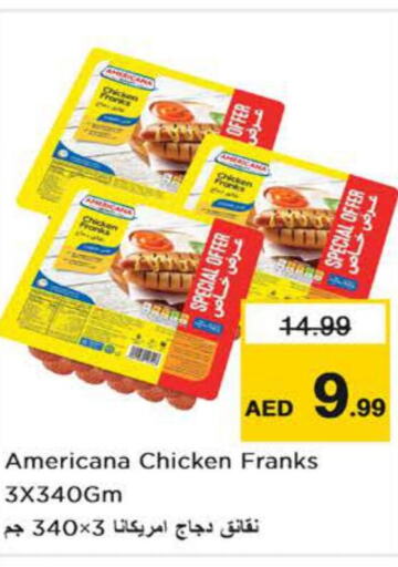 AMERICANA Chicken Franks  in Nesto Hypermarket in UAE - Dubai