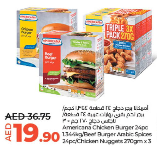 AMERICANA Beef  in Lulu Hypermarket in UAE - Abu Dhabi