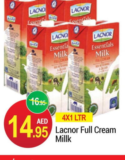 LACNOR Full Cream Milk  in نيو دبليو مارت سوبرماركت in الإمارات العربية المتحدة , الامارات - دبي