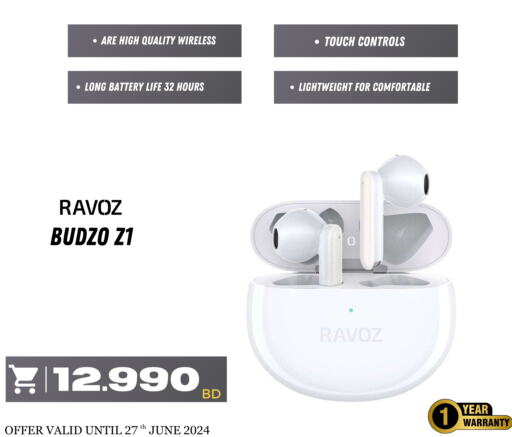 RAVOZ Earphone  in Singapore Electronics in Bahrain