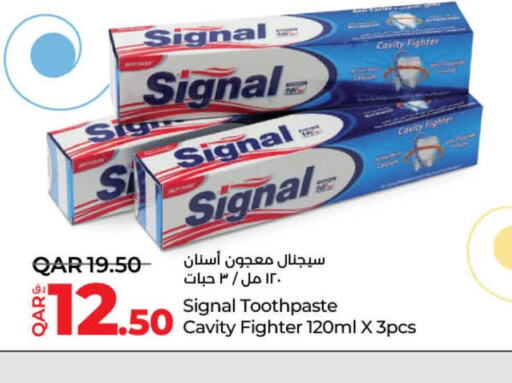 SIGNAL Toothpaste  in LuLu Hypermarket in Qatar - Al Daayen