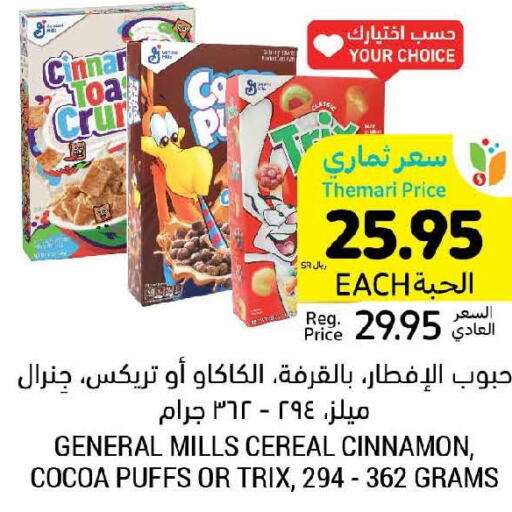 GENERAL MILLS Cereals  in Tamimi Market in KSA, Saudi Arabia, Saudi - Jubail