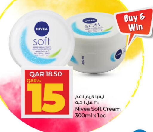 Nivea Face cream  in LuLu Hypermarket in Qatar - Al Khor