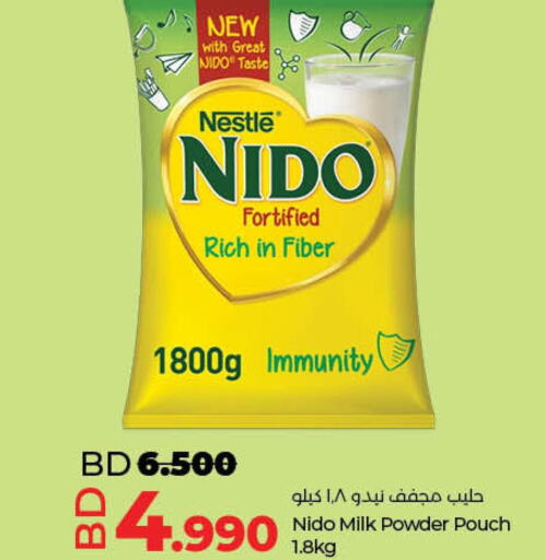NIDO Milk Powder  in LuLu Hypermarket in Bahrain