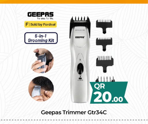 GEEPAS Remover / Trimmer / Shaver  in Paris Hypermarket in Qatar - Al-Shahaniya