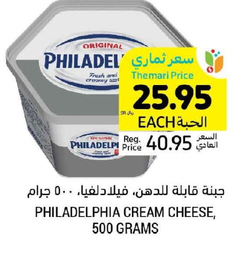 PHILADELPHIA Cream Cheese  in Tamimi Market in KSA, Saudi Arabia, Saudi - Dammam