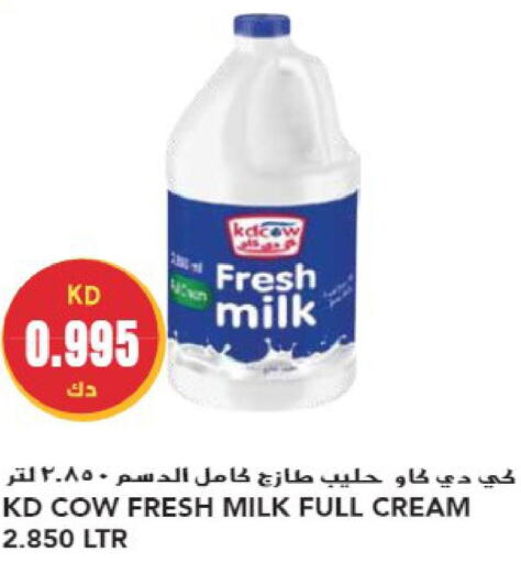 KD COW Full Cream Milk  in جراند هايبر in الكويت - محافظة الأحمدي