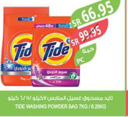 TIDE Detergent  in Farm  in KSA, Saudi Arabia, Saudi - Saihat