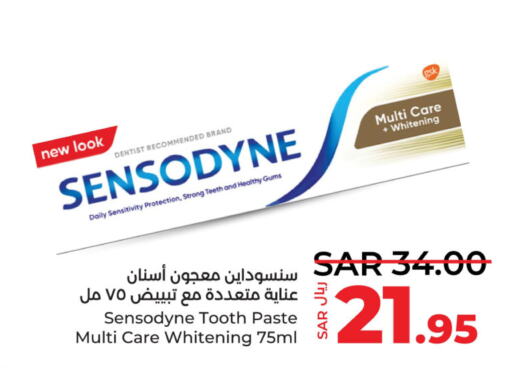 SENSODYNE Toothpaste  in LULU Hypermarket in KSA, Saudi Arabia, Saudi - Dammam