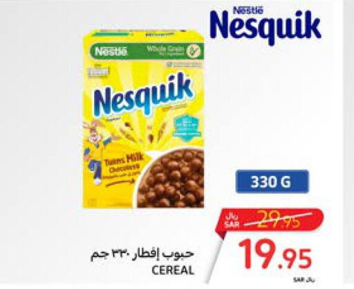 NESQUIK Cereals  in Carrefour in KSA, Saudi Arabia, Saudi - Riyadh
