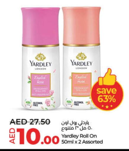 YARDLEY   in Lulu Hypermarket in UAE - Dubai