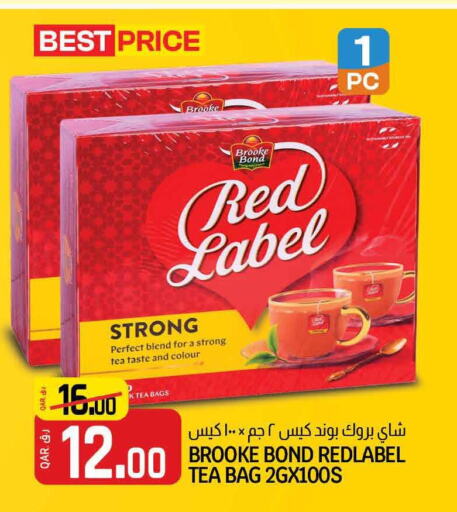 RED LABEL Tea Bags  in Saudia Hypermarket in Qatar - Umm Salal