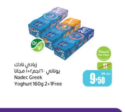 NADEC Greek Yoghurt  in Othaim Markets in KSA, Saudi Arabia, Saudi - Al Hasa