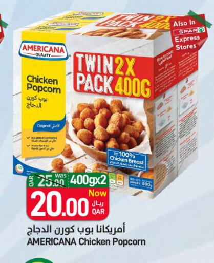 AMERICANA Chicken Pop Corn  in SPAR in Qatar - Al Rayyan