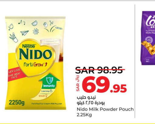 NIDO Milk Powder  in LULU Hypermarket in KSA, Saudi Arabia, Saudi - Khamis Mushait