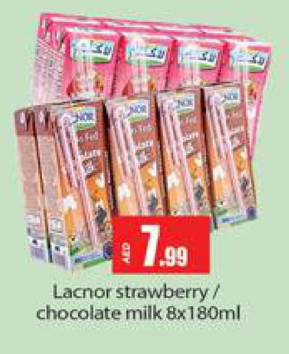 LACNOR Flavoured Milk  in جلف هايبرماركت ذ.م.م in الإمارات العربية المتحدة , الامارات - رَأْس ٱلْخَيْمَة