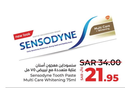 SENSODYNE Toothpaste  in LULU Hypermarket in KSA, Saudi Arabia, Saudi - Qatif
