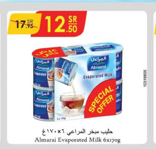 ALMARAI Evaporated Milk  in Danube in KSA, Saudi Arabia, Saudi - Unayzah