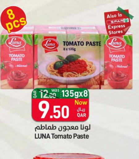 LUNA Tomato Paste  in SPAR in Qatar - Al Rayyan