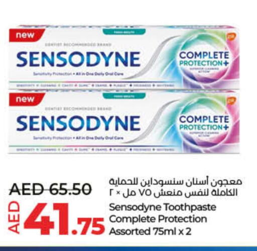SENSODYNE Toothpaste  in Lulu Hypermarket in UAE - Ras al Khaimah