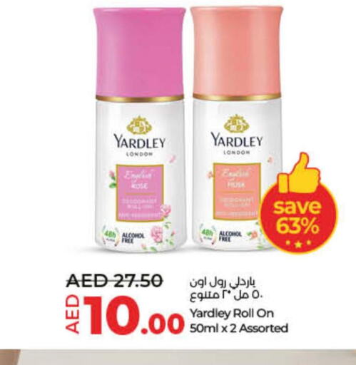 YARDLEY   in Lulu Hypermarket in UAE - Ras al Khaimah