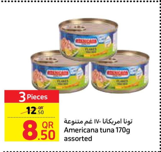 AMERICANA Tuna - Canned  in Carrefour in Qatar - Al Shamal
